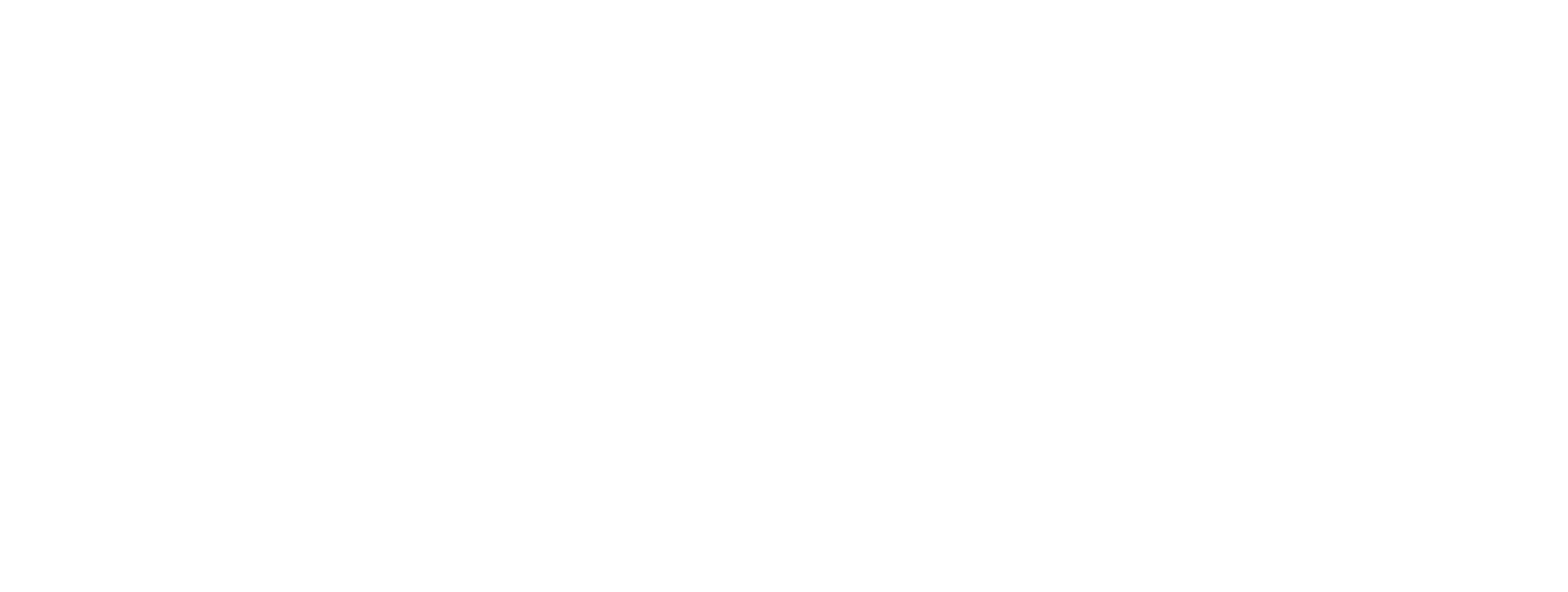 Logo Wasgitel, white text with coffee cup icon and tagline
